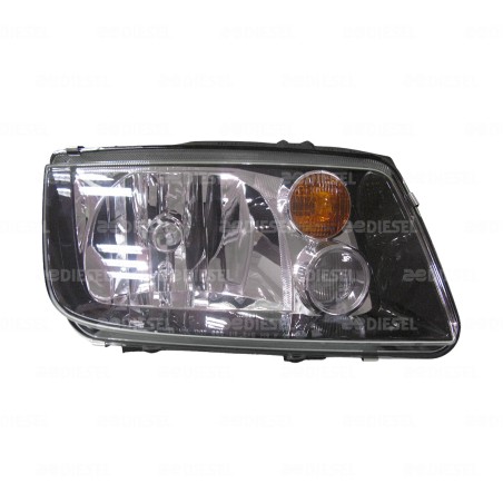 FARO 12V DERECHO JETTA A4 NEGRO C/ANTINIEBLA C/F