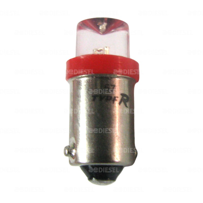 FOCO PLANO 57 12V LED ROJO 1 PZA