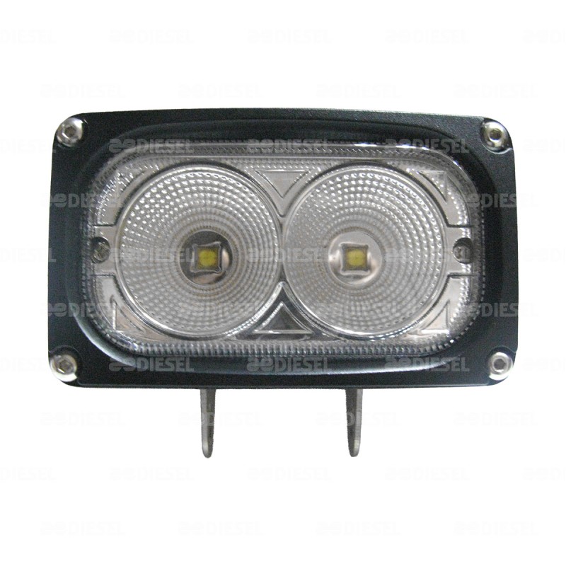 FARO 12V/24V 30W 2 LEDS RECTA 3000L