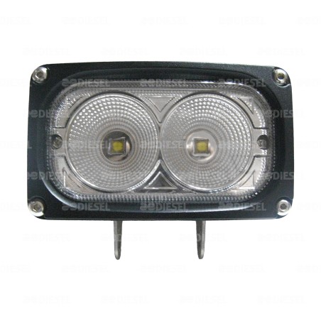FARO 12V/24V 30W 2 LEDS RECTA 3000L