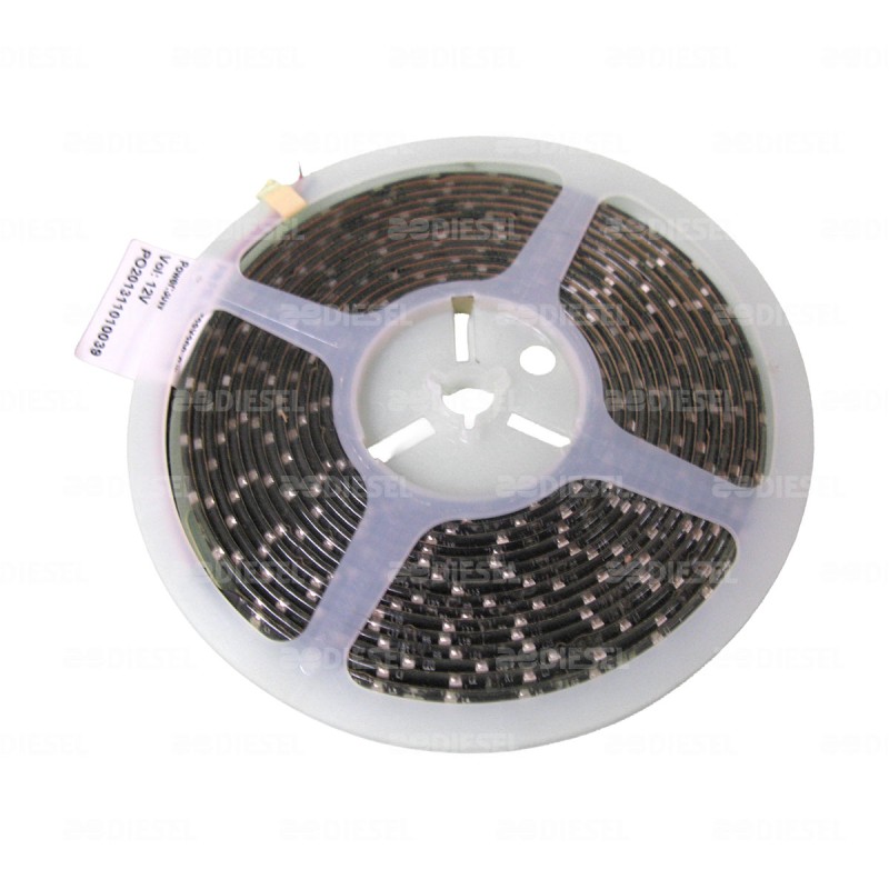 TIRA LED ÁMBAR 12V 3528 EXTERIOR