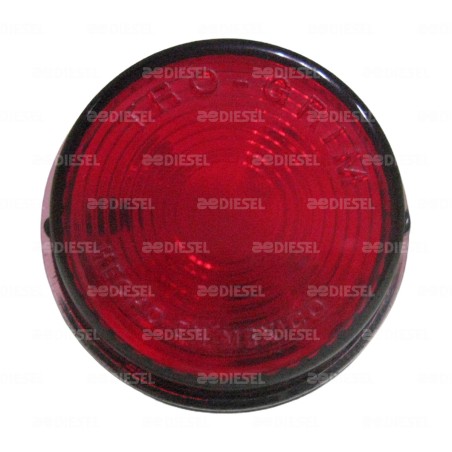 PLAFÓN 12V/24V LED ROJO CIRC P159LS DESC