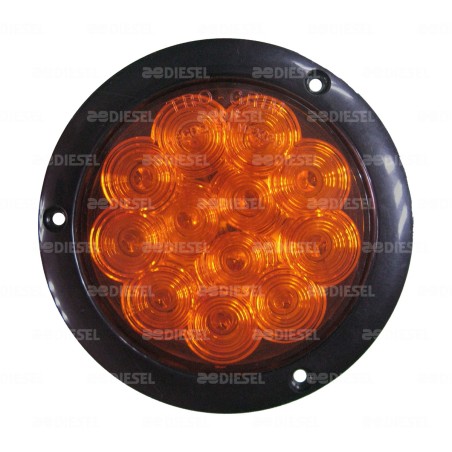 PLAFÓN 12V LED ÁMBAR REDONDO DESCONTINUADO