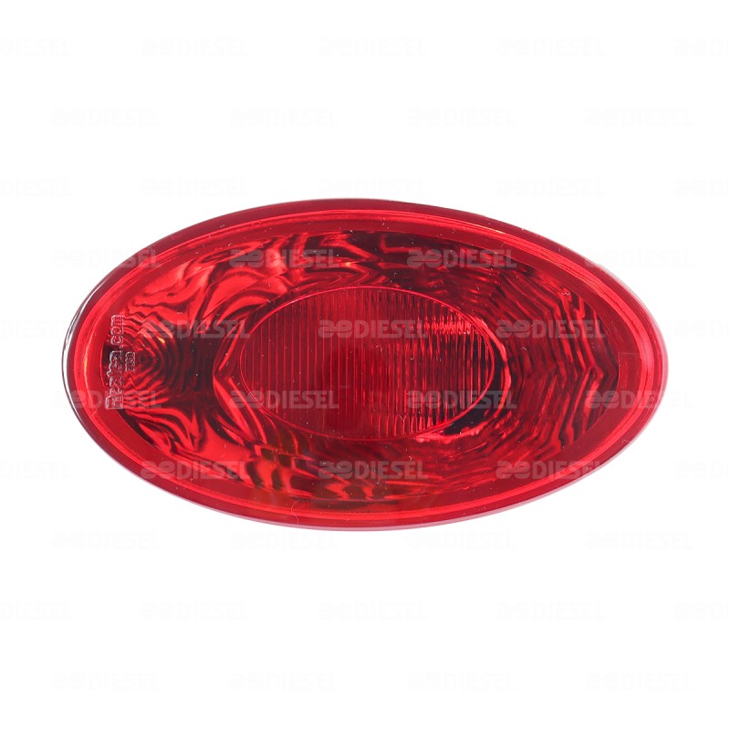 PLAFÓN 24V ROJO FOCO I5 2P 7030