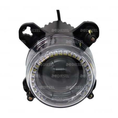 FARO 12/24V LED 90mm LUZ ALTA CON ARO