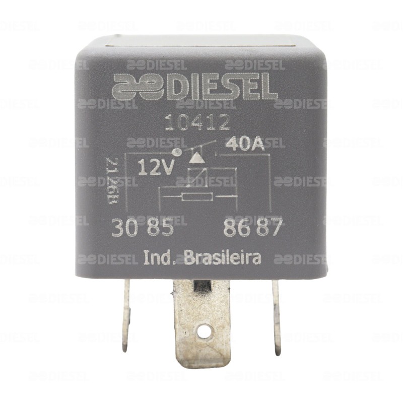 RELEVADOR 12V 4T 30/40A SIN BASE 0332019103