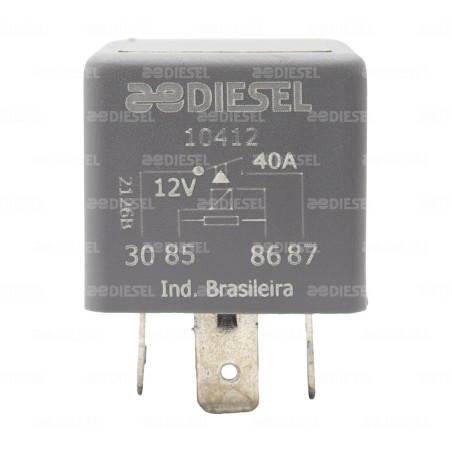RELEVADOR 12V 4T 30/40A SIN BASE 0332019103