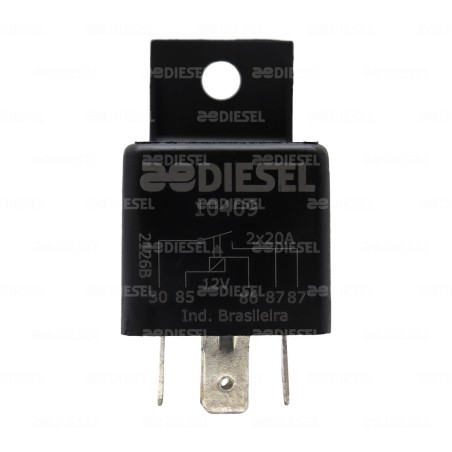 RELEVADOR 12V 5T 30A C/B N/C 0332019150