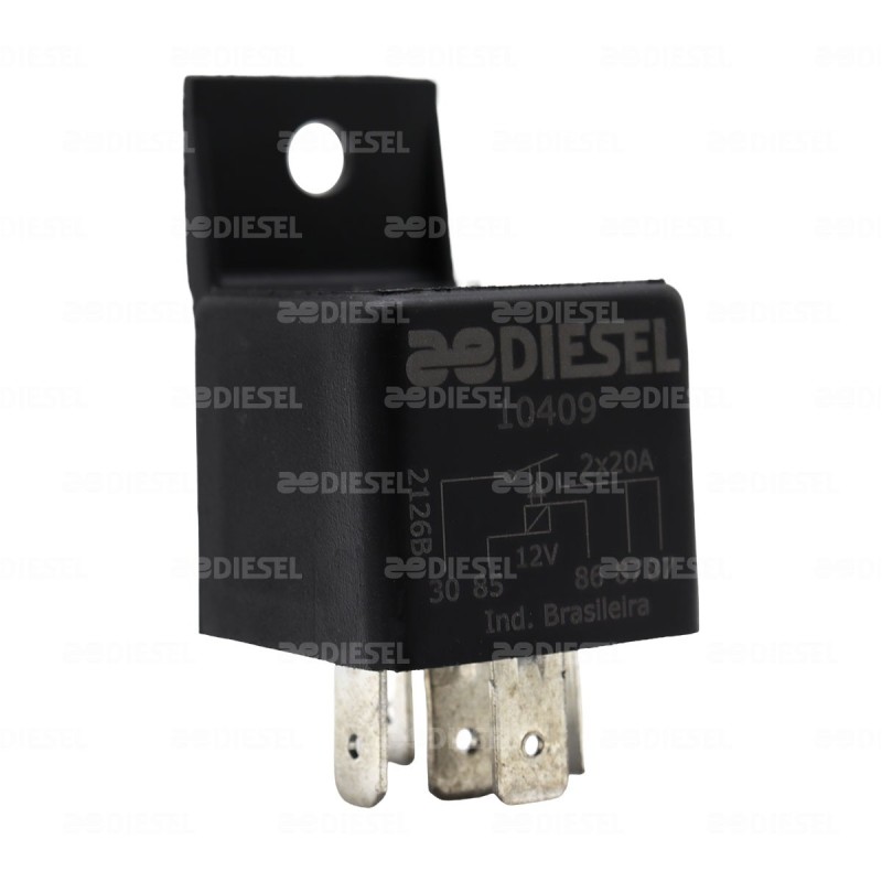 RELEVADOR 12V 5T 30A CON BASE N/C 0332019150