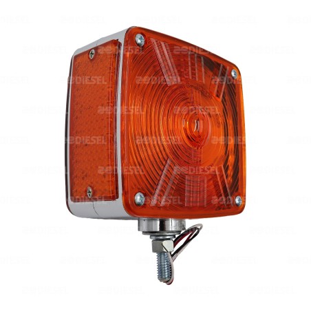 PLAFÓN 12V 40 LED DIRECCIONAL DERECHO 1 TORNILLO FIJA/ESTROBO