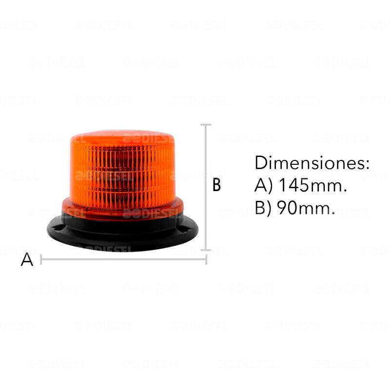 TORRETA 10V/80V LED STROBO ATORNILLABLE