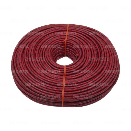 CABLE #10 LAQUEADO ROLLO 100MTS ROJO