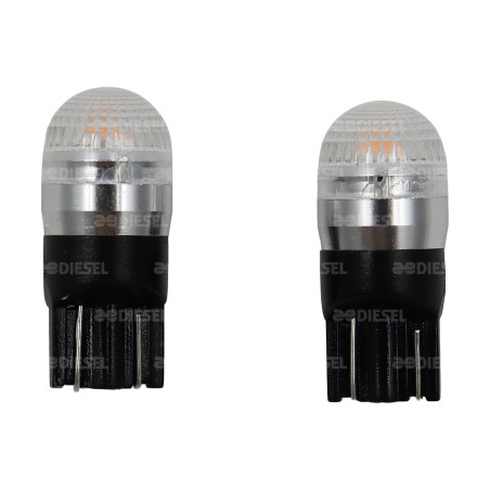 FOCO PELLIZCO LED 12V 360° AMBAR JGO