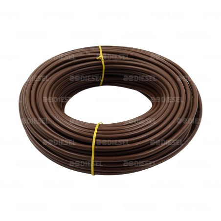 CABLE #10 PLASTICO FLEX ROLLO 30MTS CAFE