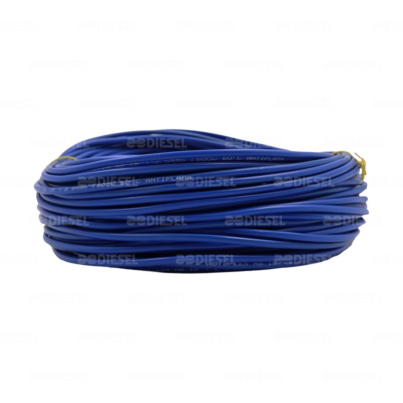 CABLE #18 PLASTICO FLEX ROLLO 30MTS AZUL