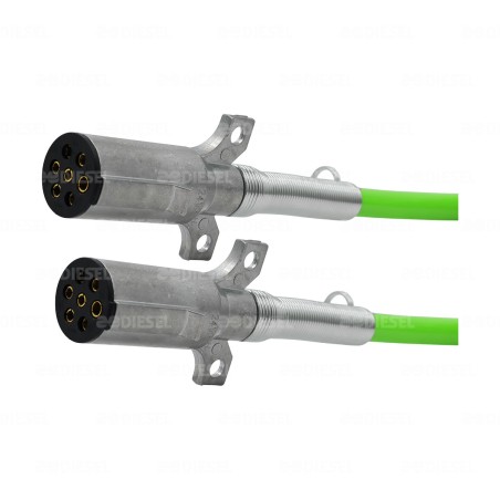 CONECTOR VERDE 7 VÍAS, CALIBRE 6/12, 1/10, LONGITUD: 4.5 METROS