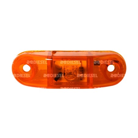 PLAFON 12V 1 LED AMBAR LAT NAV AYCO=5594