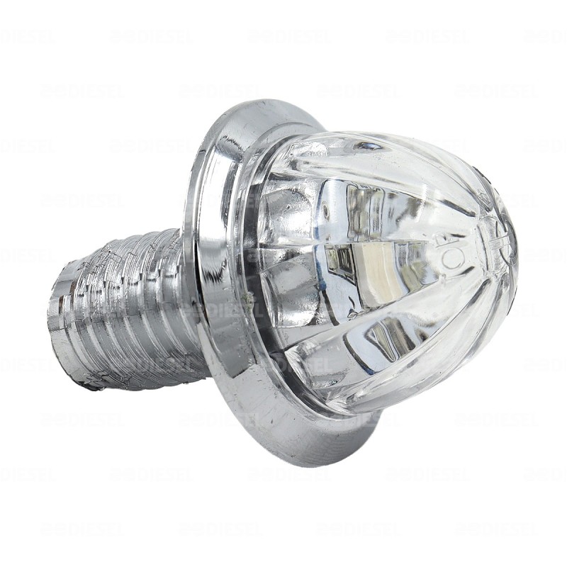 PLAFÓN PILOTO 12/24V 1 LED 3/4" CROMADO ROJO/VERDE