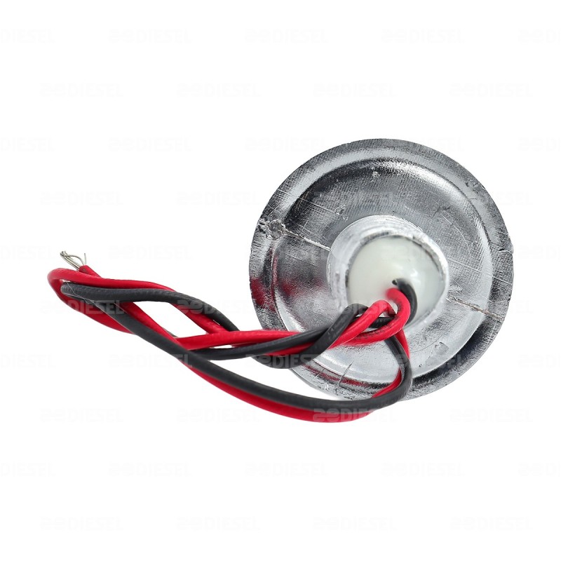 PLAFÓN PILOTO 12/24V 1 LED 3/4" CROMADO ROJO/VERDE