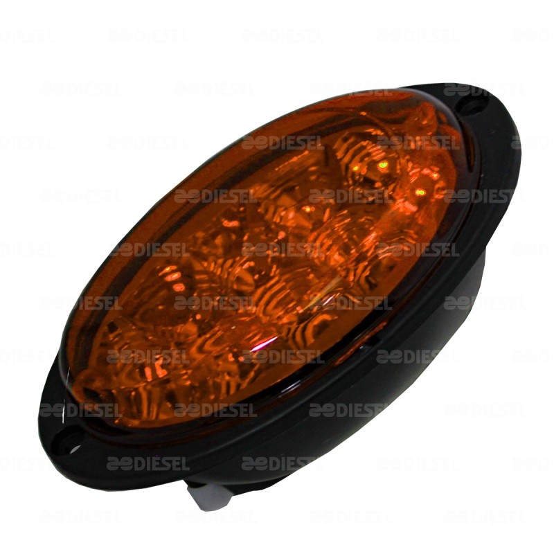 PLAFÓN 12V LED ÁMBAR AYCO OVALADO