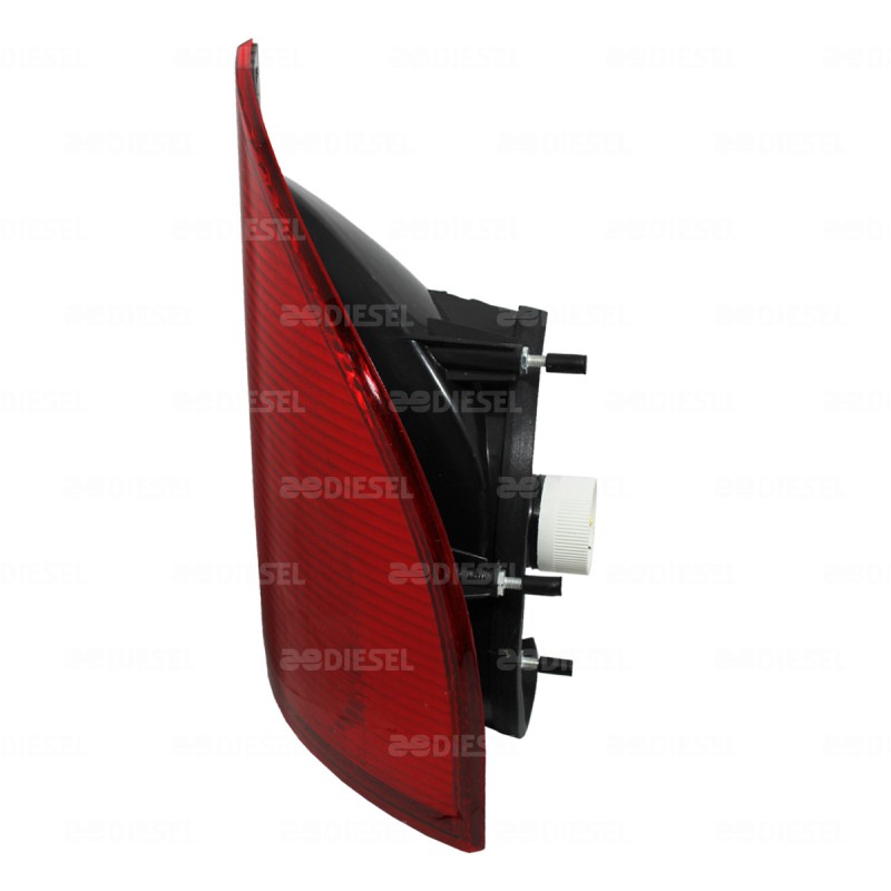 CALAVERA 24V PICUDA LED DERECHO ROJO BUS320