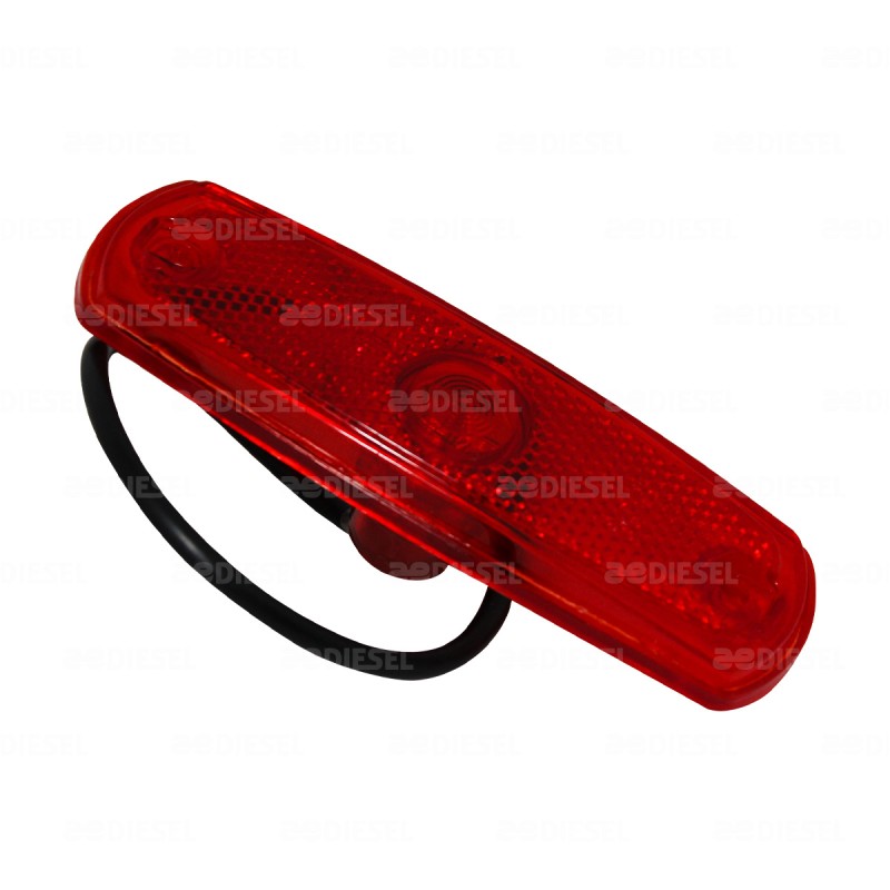 PLAFON 12V 4 LED ROJO 6038