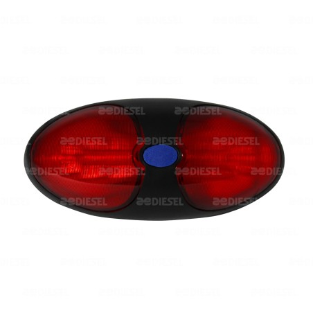 PLAFON 24V LED ROJO PB LAT