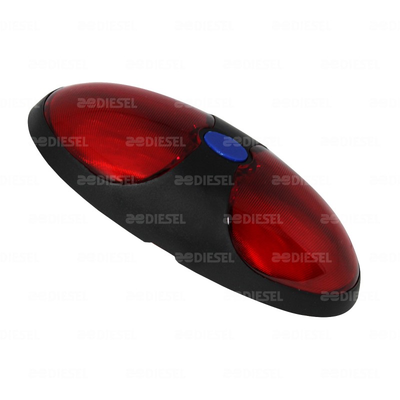 PLAFON 24V LED ROJO PB LAT