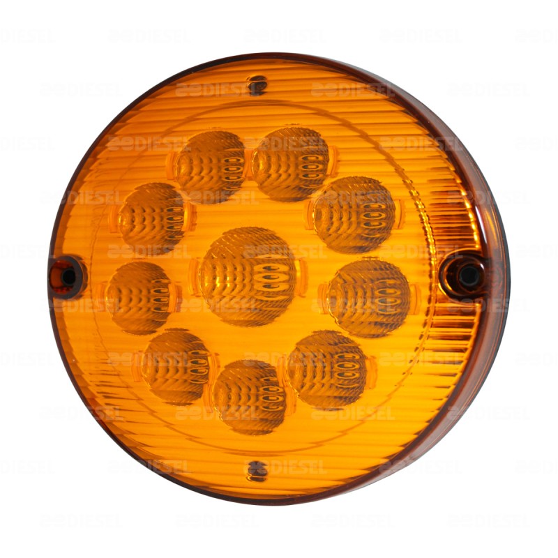 PLAFÓN 24V LED AMBAR 155MM  6010