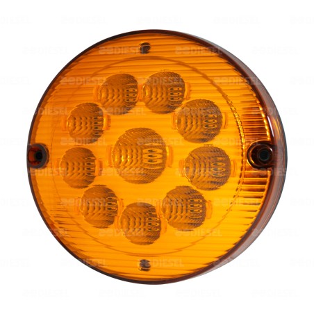 PLAFÓN 24V LED AMBAR 155MM  6010