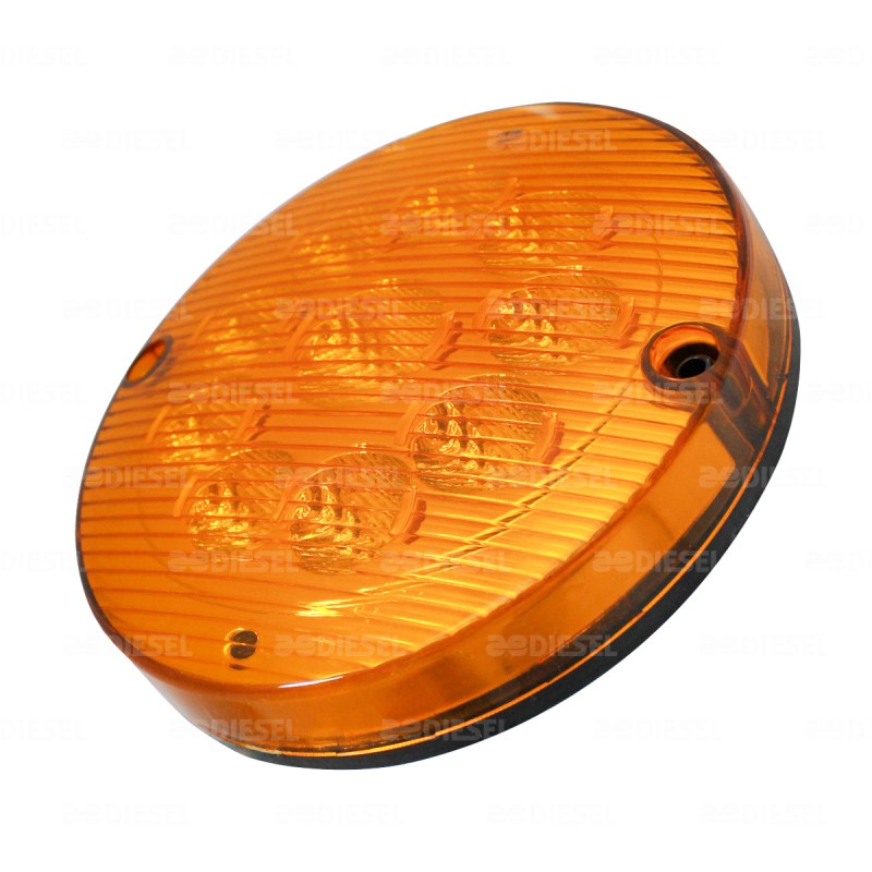 PLAFÓN 24V LED ÁMBAR 155MM 6010