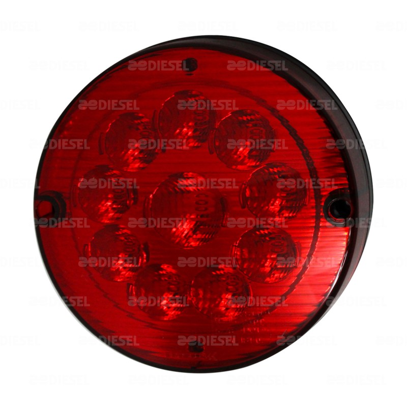 PLAFÓN 24V LED ROJO 155MM 6010