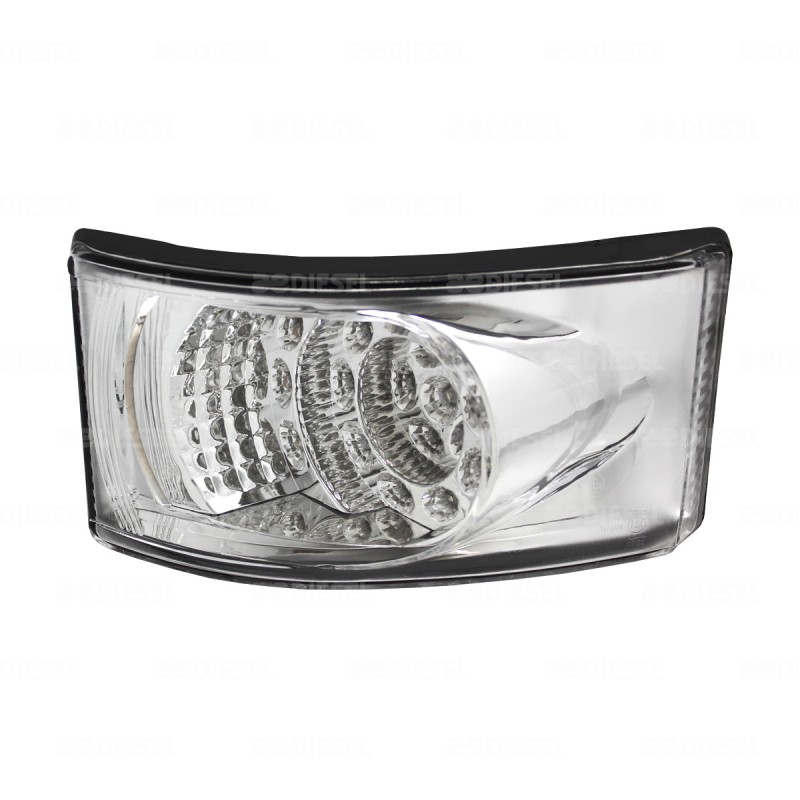 PLAFON 24V LED AMBAR M/CRISTAL ENVOLVENT