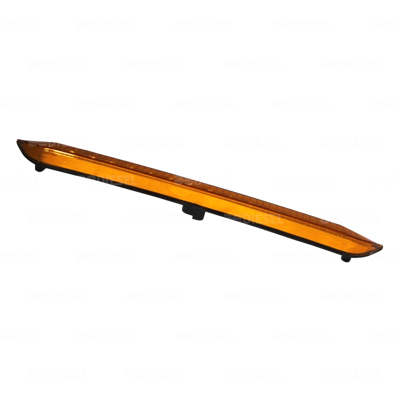 PLAFON 24V 12 LED AMBAR G7 FRONTAL