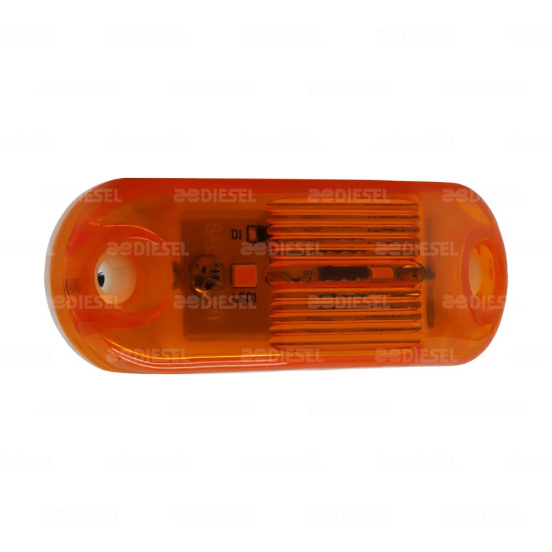 PLAFON 12V/24V LED AMBAR C/TER=4665=6399