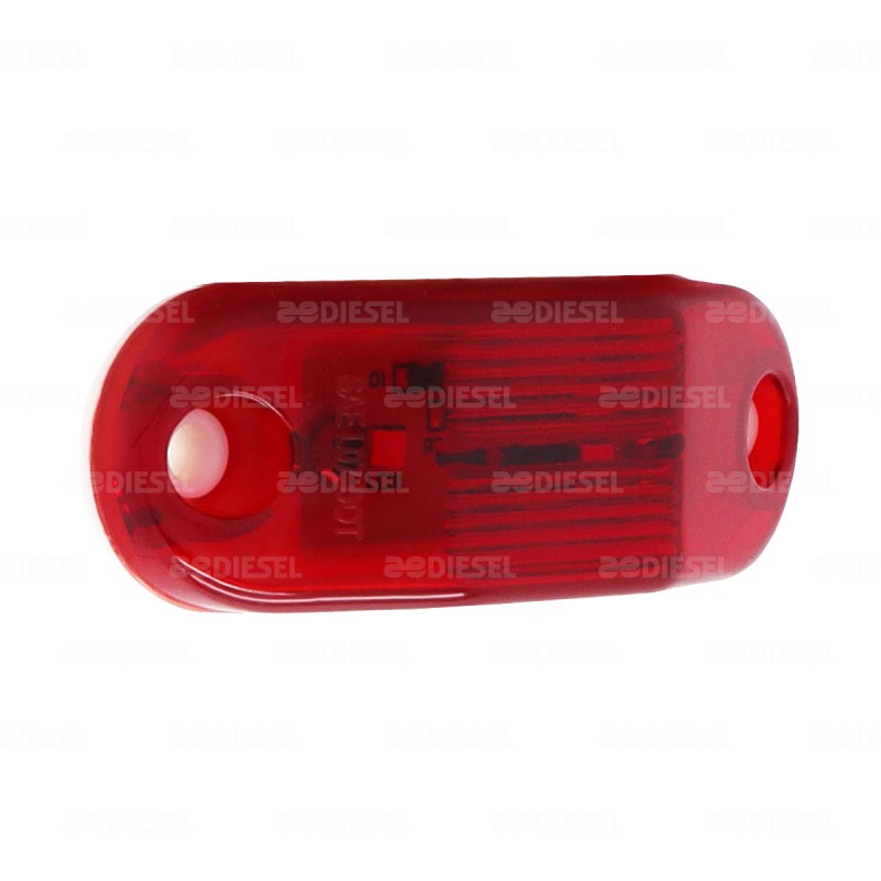 PLAFON 12V/24V LED ROJO C/TER=4673=6400