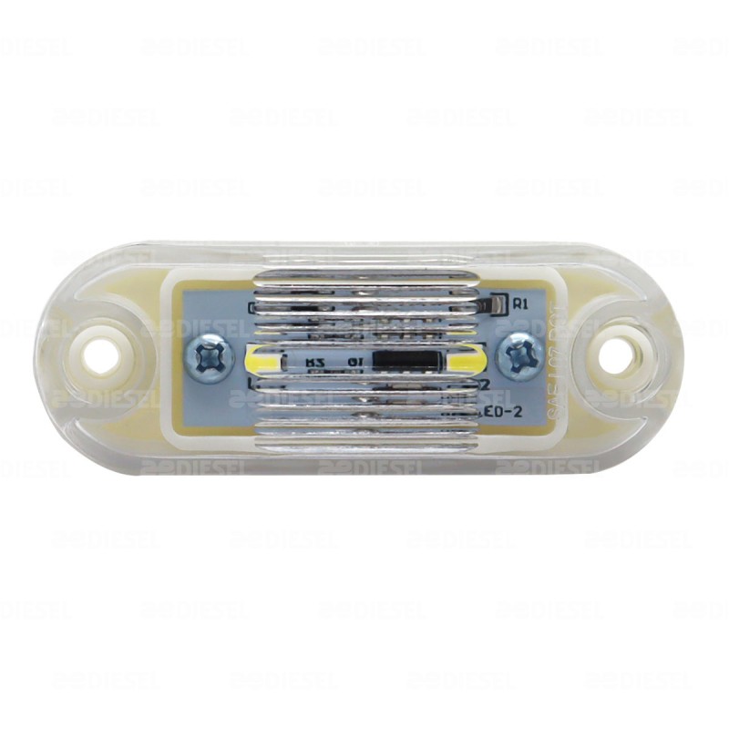 PLAFÓN 12V/24V 2LED CRISTAL 360