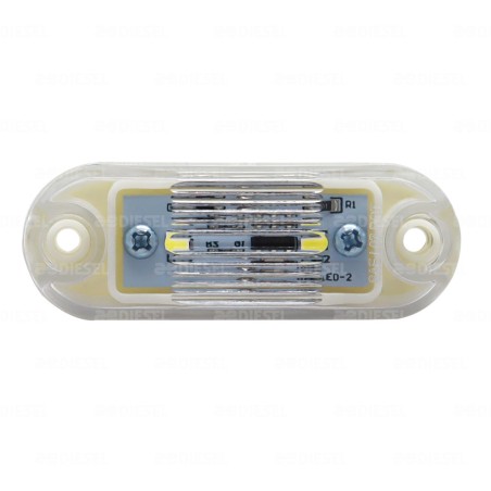 PLAFÓN 12V/24V 2LED CRISTAL 360
