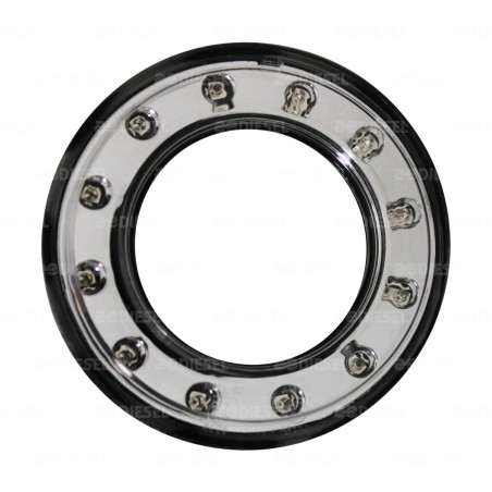 PLAFON 24V LED ROJO/CRIS DONA 2F