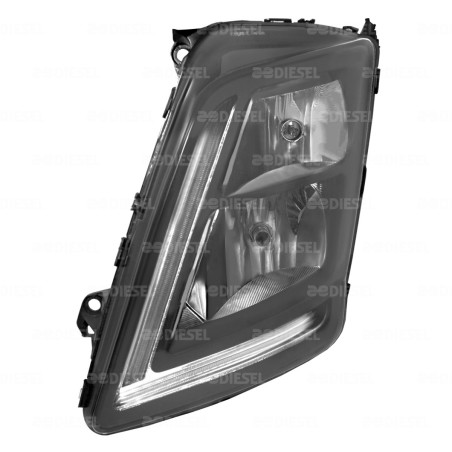 UNIDAD 24V IZQUIERDA LED XENON C/LUPA V9800