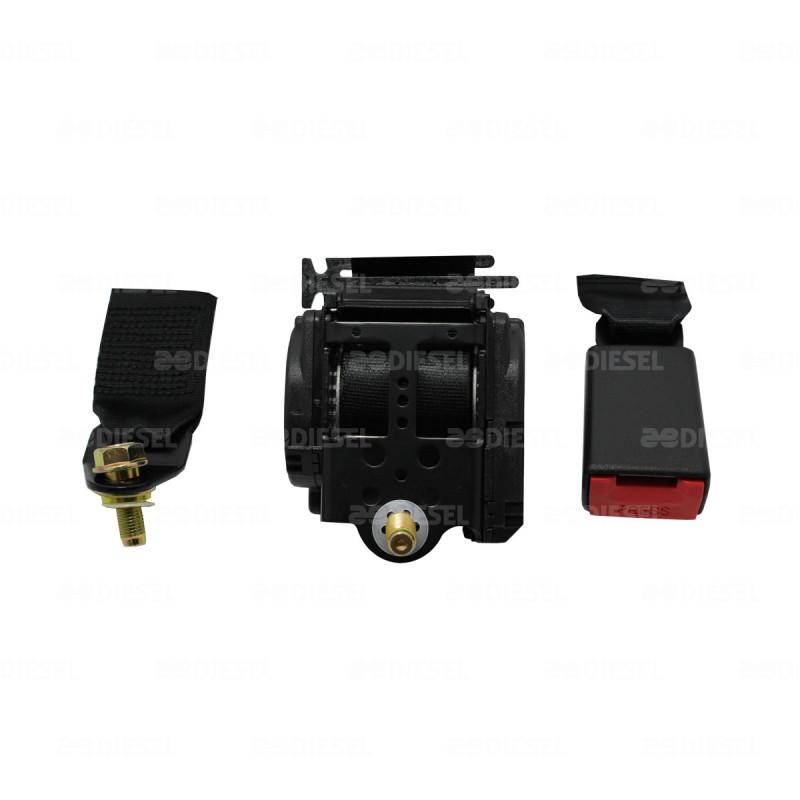 CINTURON DE SEGURIDAD 3PTS RETRACT NEGRO