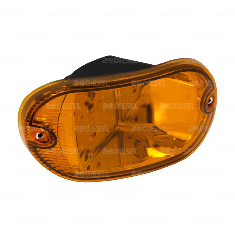 PLAFON 10/30V LED CURVO AMBAR STROB=6607