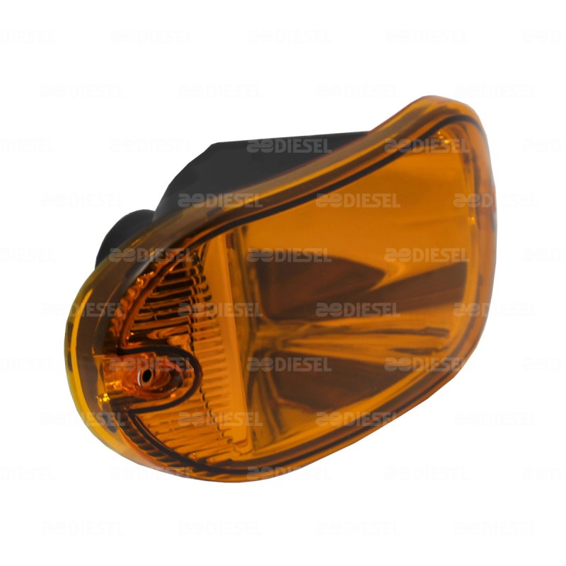 PLAFON 10/30V LED CURVO AMBAR STROB=6607