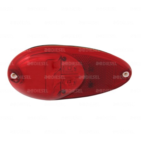 PLAFÓN 24V LED LATERAL ROJO 2 FUNCIONES G7