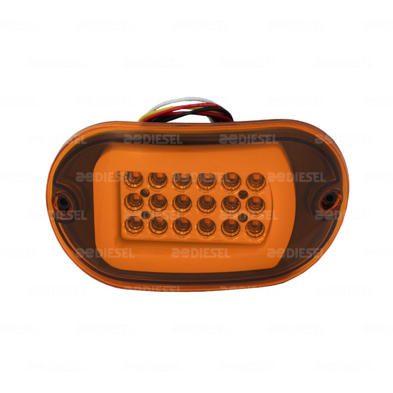 PLAFON 10/30V LED NEON AMBAR CURVO