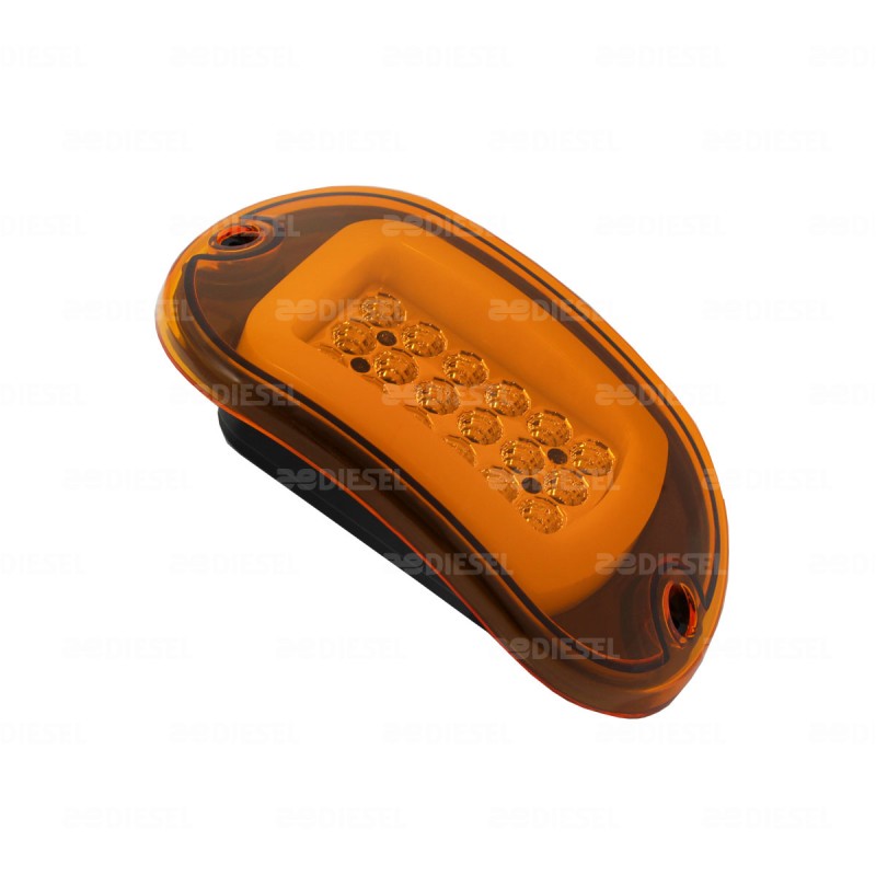 PLAFÓN 10V/30V LED NEÓN ÁMBAR CURVO