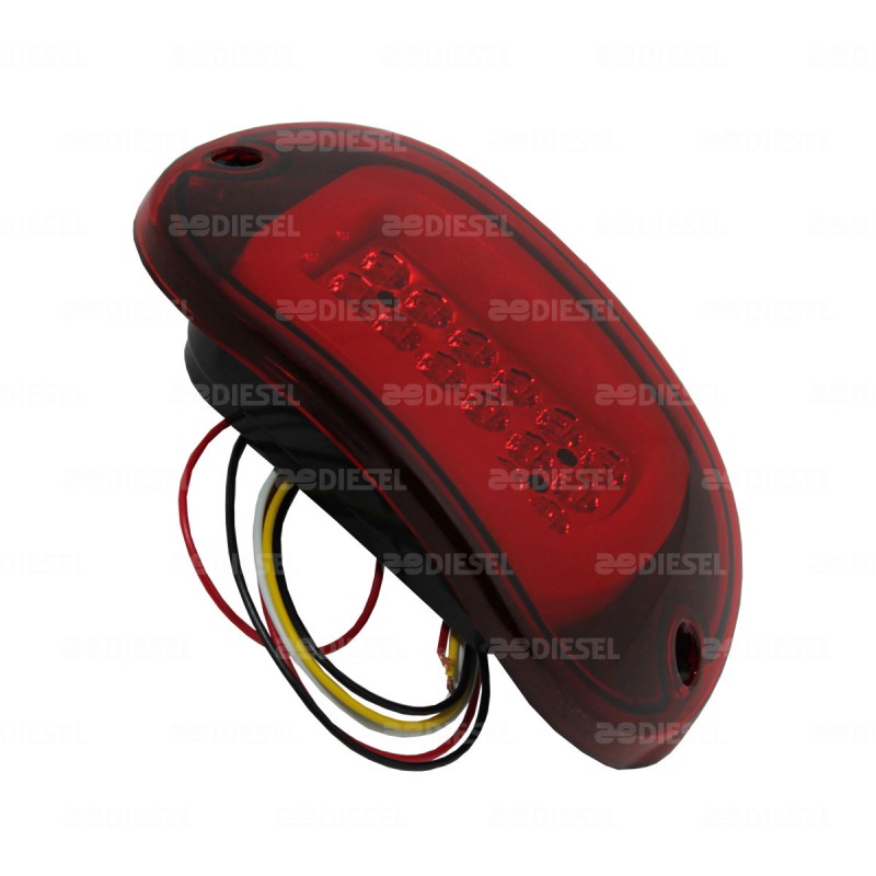 PLAFON 10/30V CURVO LED NEON ROJO