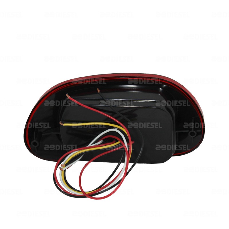 PLAFON 10/30V CURVO LED NEON ROJO